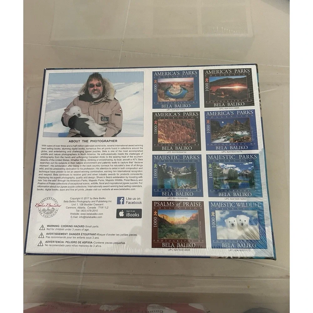 Majestic Parks Jigsaw Puzzle Moraine Lake Banff Park by Bela Baliko 1000 Piece